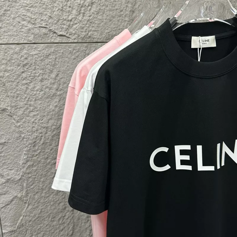 Celine T-Shirts Short Sleeved For Unisex Unique 5694