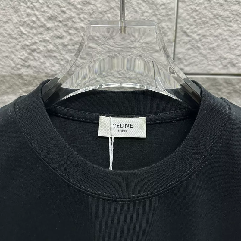 Celine T-Shirts Short Sleeved For Unisex Unique 5694