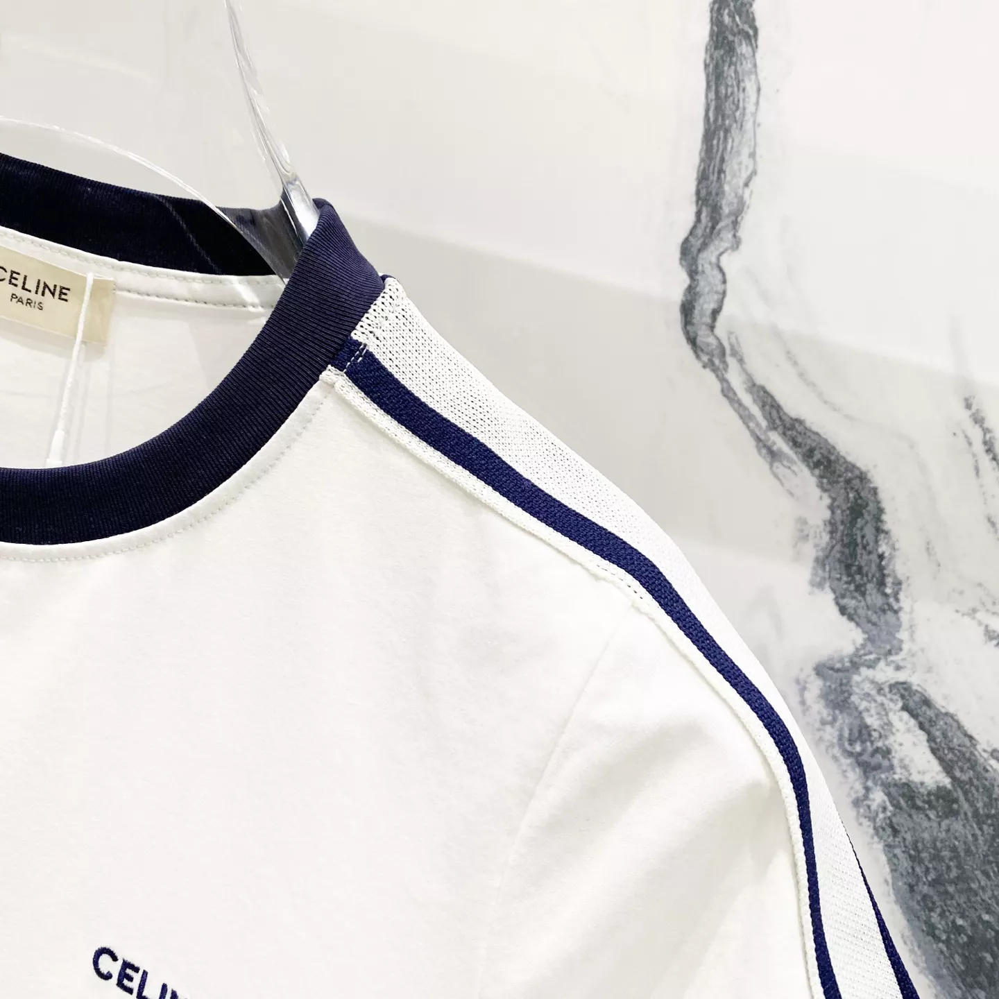 Celine T-Shirts Short Sleeved For Women Minimalist 2883
