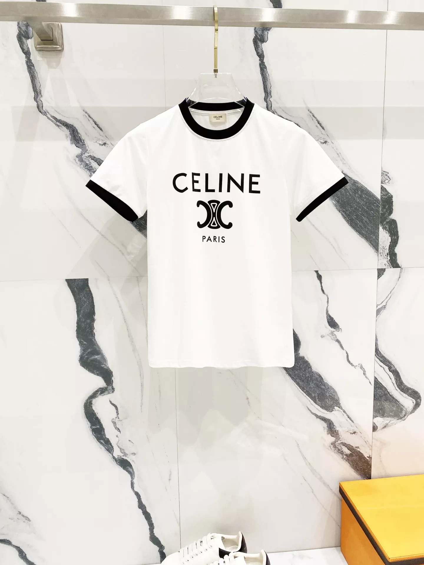 Celine T-Shirts Short Sleeved For Women Unique 1764