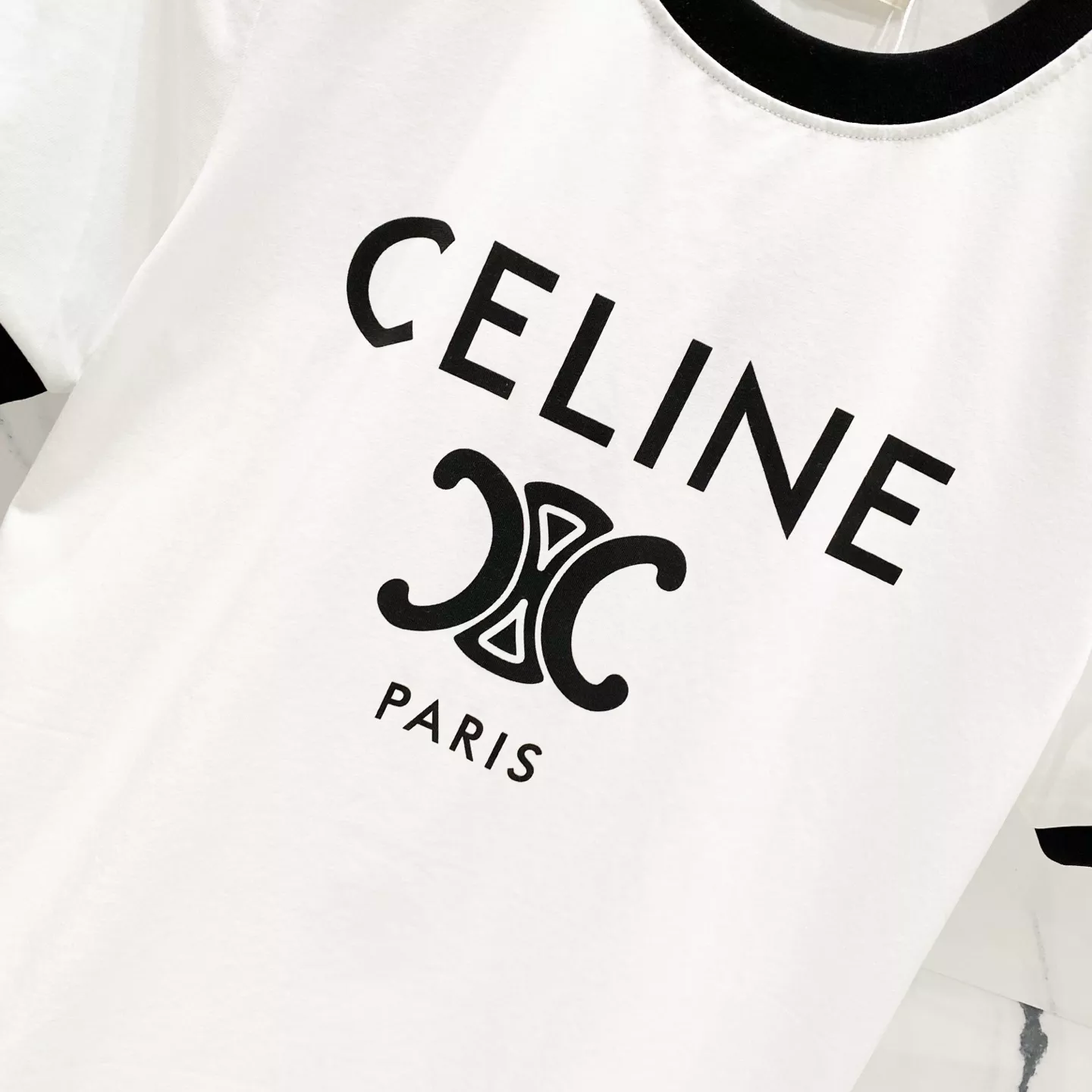 Celine T-Shirts Short Sleeved For Women Unique 1764