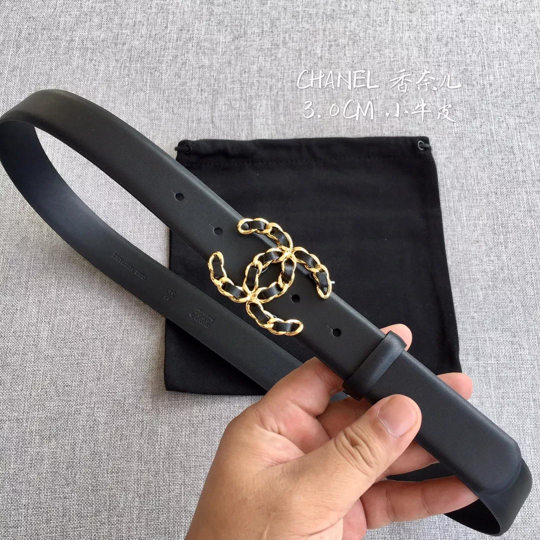 Chanel AAA Quality Belts For Unisex Soft 8659