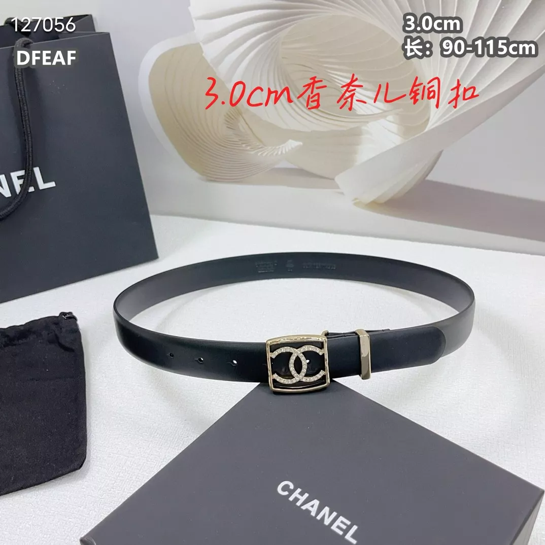 Chanel AAA Quality Belts For Women Flexible 3880