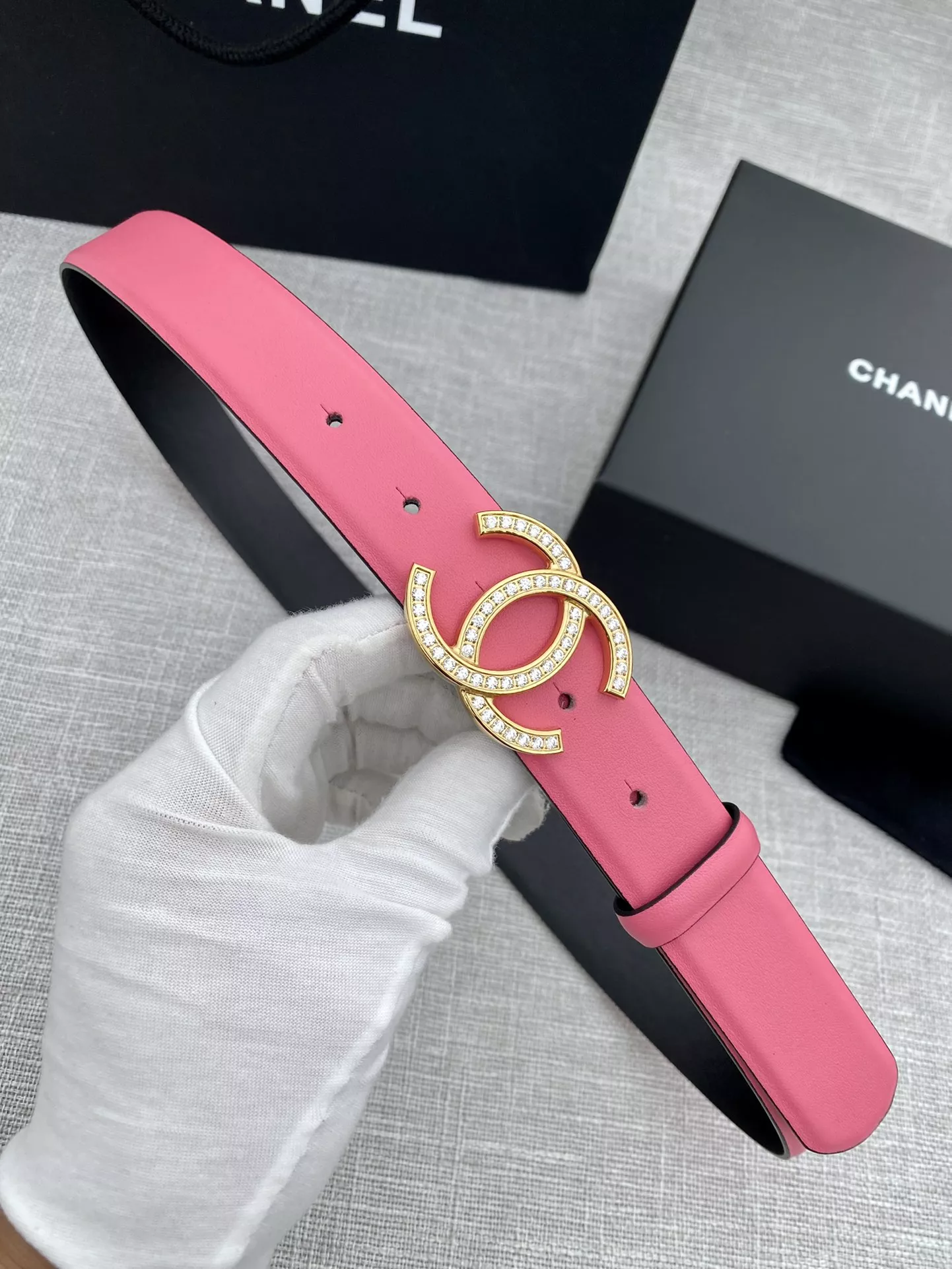 Chanel AAA Quality Belts In 3.0cm For Women Breathable 4095