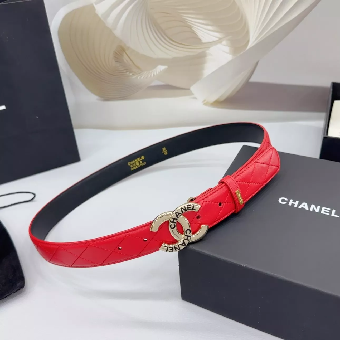 Chanel AAA Quality Belts In 3.0cm For Women Cozy 3306