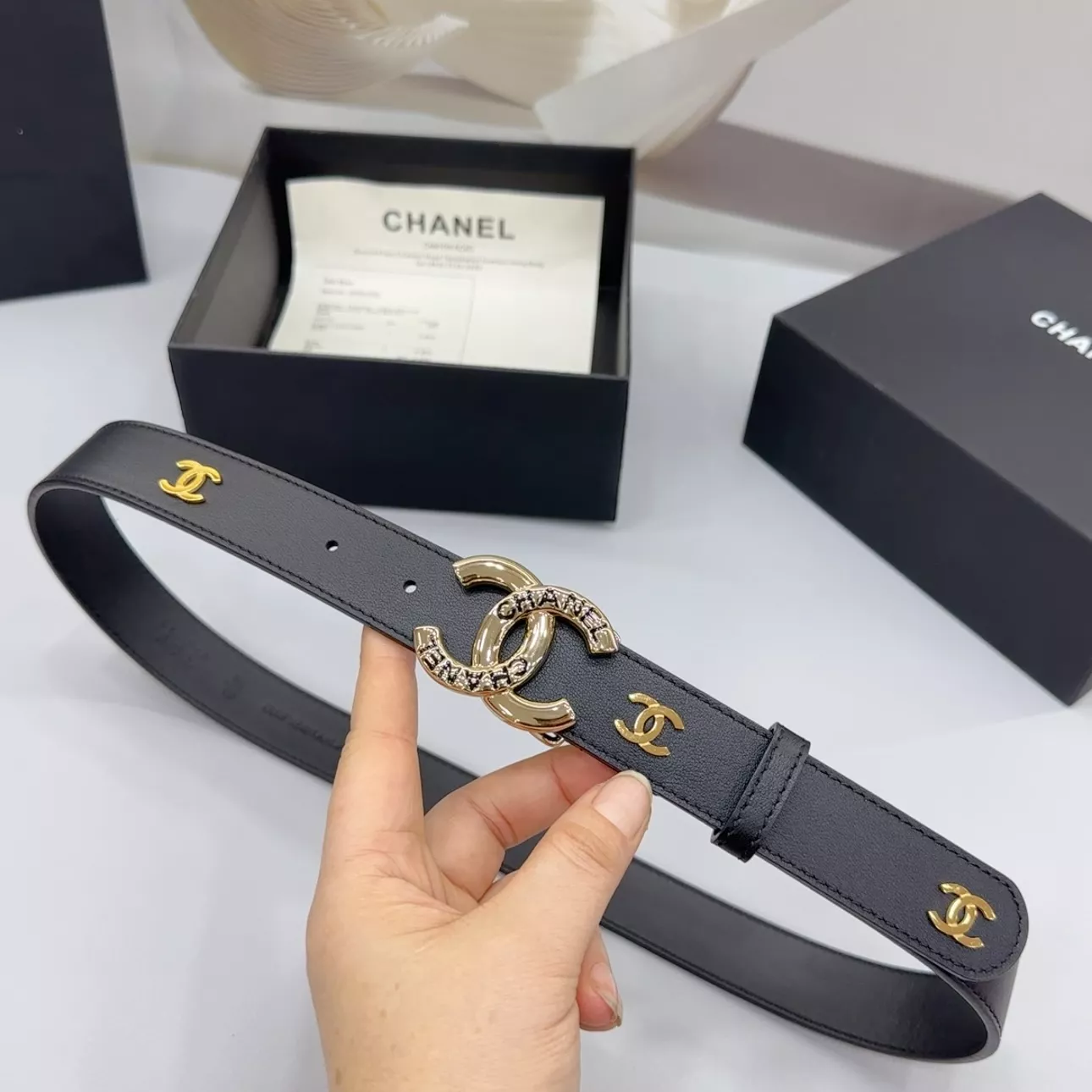 Chanel AAA Quality Belts In 3.0cm For Women Durable 6910
