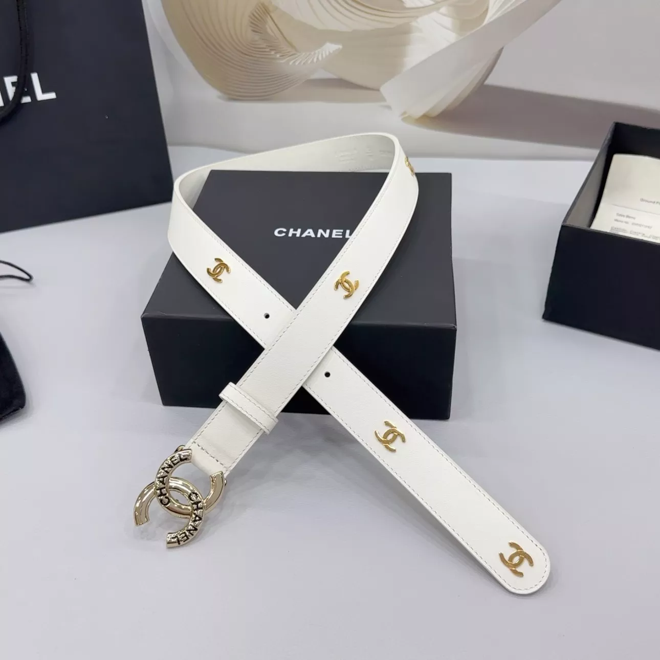 Chanel AAA Quality Belts In 3.0cm For Women Soft 7728
