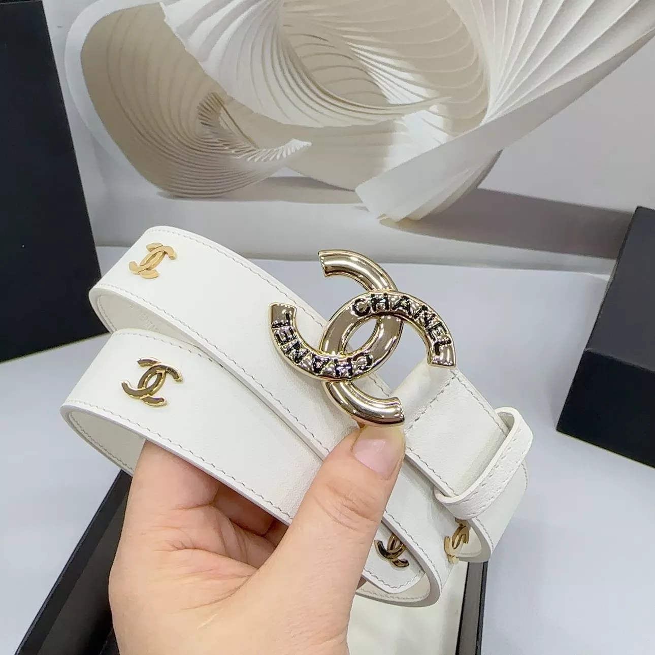 Chanel AAA Quality Belts In 3.0cm For Women Soft 7728