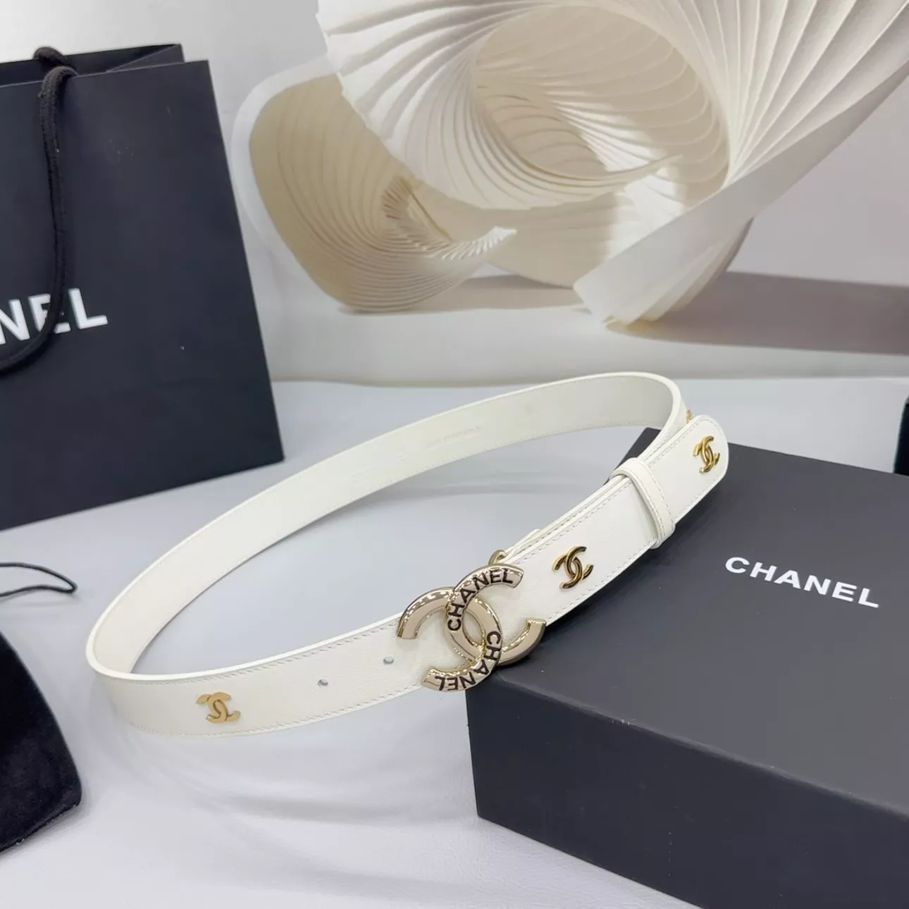 Chanel AAA Quality Belts In 3.0cm For Women Soft 7728