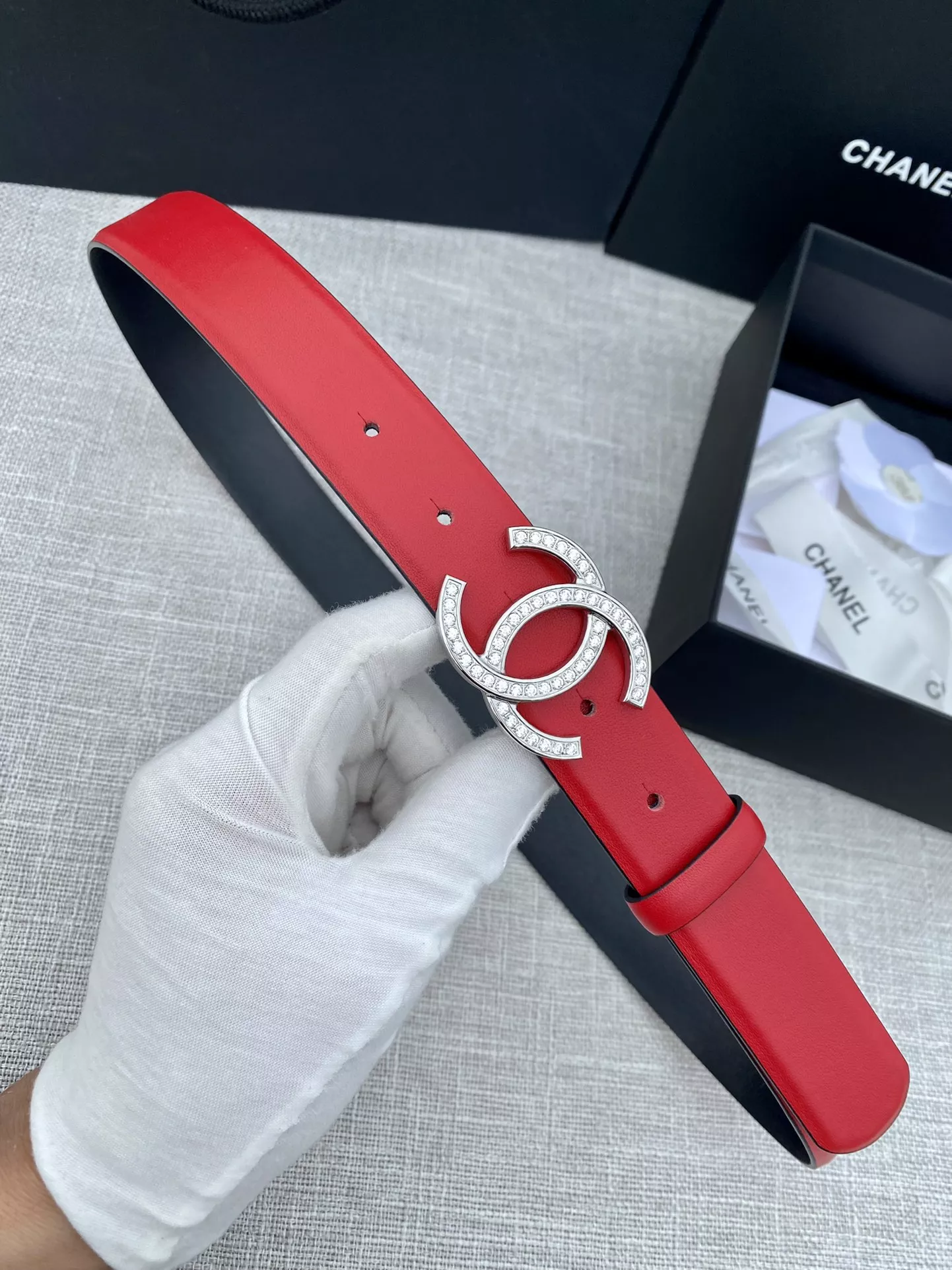 Chanel AAA Quality Belts In 3.0cm For Women Soft 7828