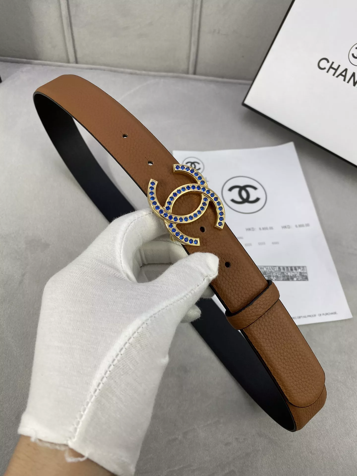 Chanel AAA Quality Belts In 3.0cm For Women Versatile 378