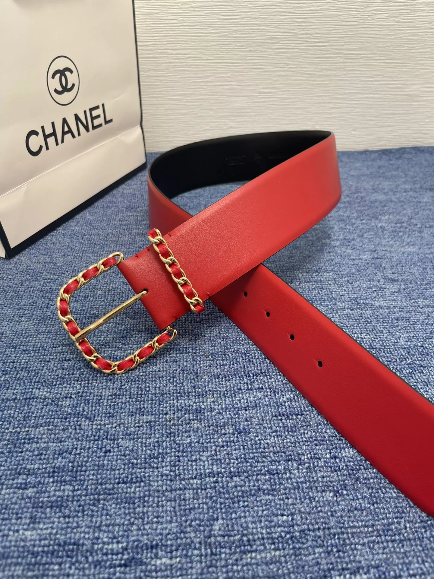 Chanel AAA Quality Belts In 5.0cm For Women Versatile 7109