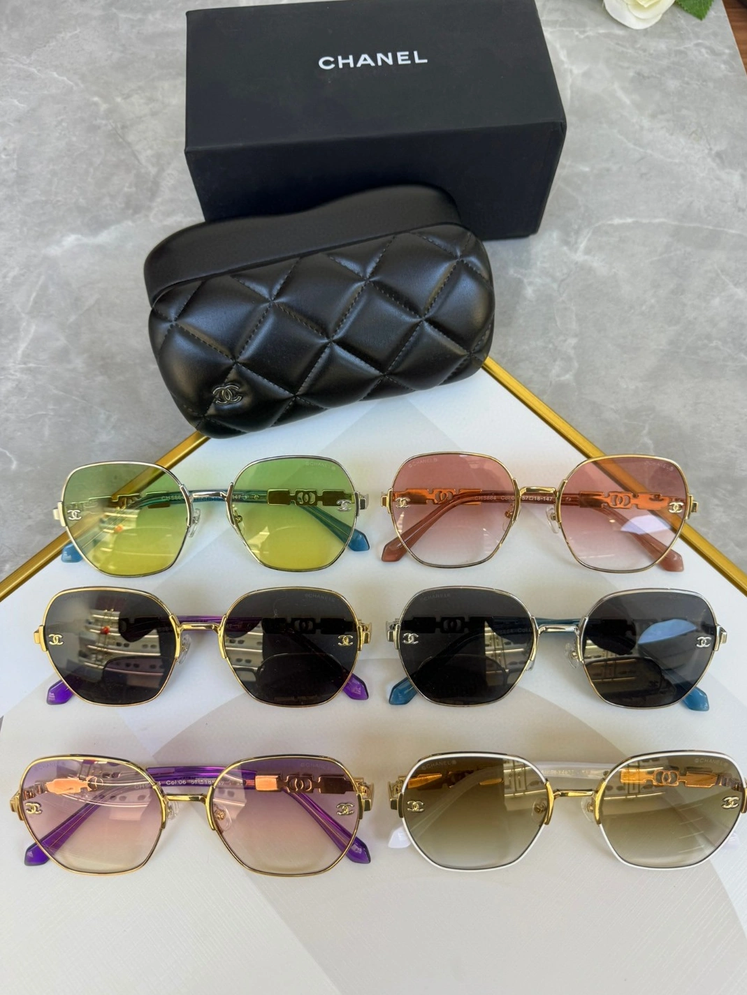 Chanel AAA Quality Sunglasses AllSeason 6689