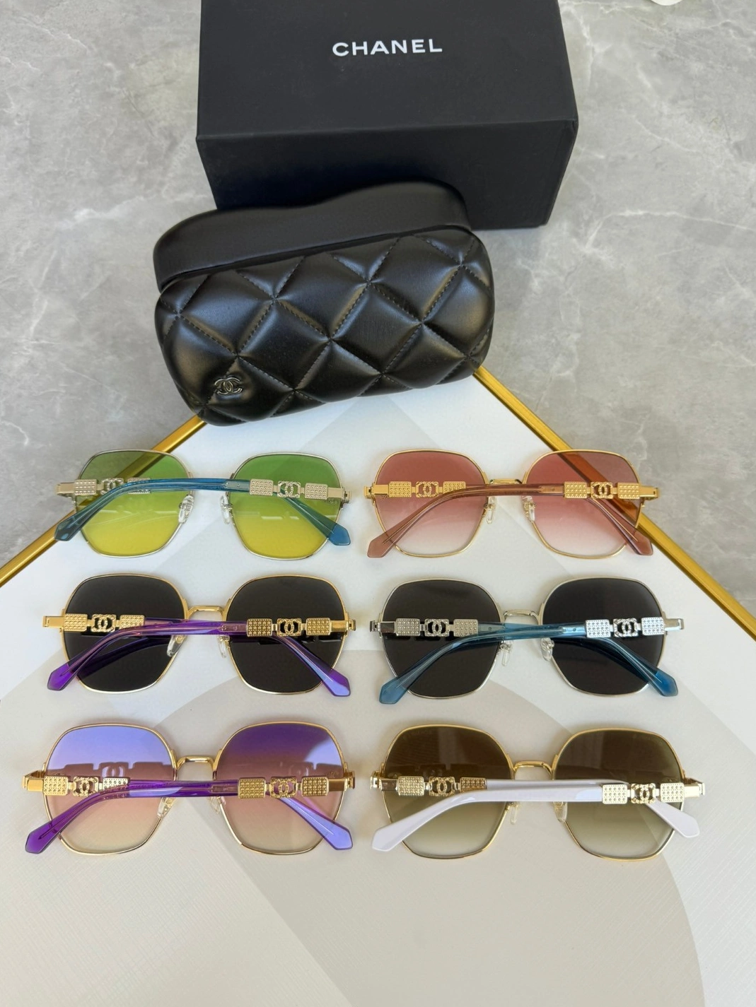 Chanel AAA Quality Sunglasses AllSeason 6689