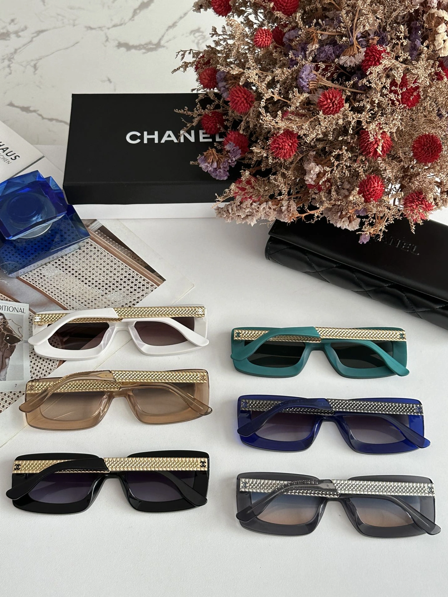 Chanel AAA Quality Sunglasses Bold 7115
