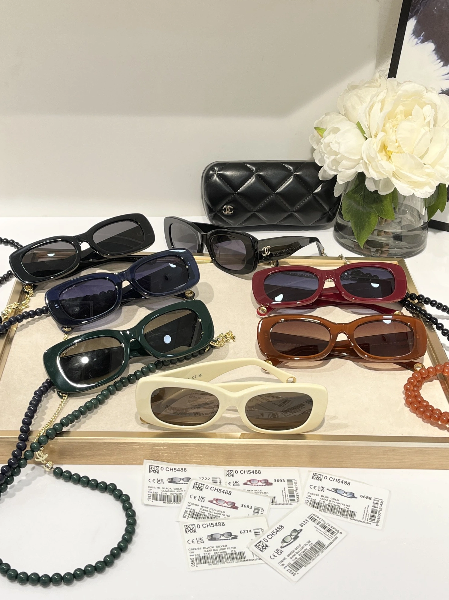 Chanel AAA Quality Sunglasses Comfortable 5604