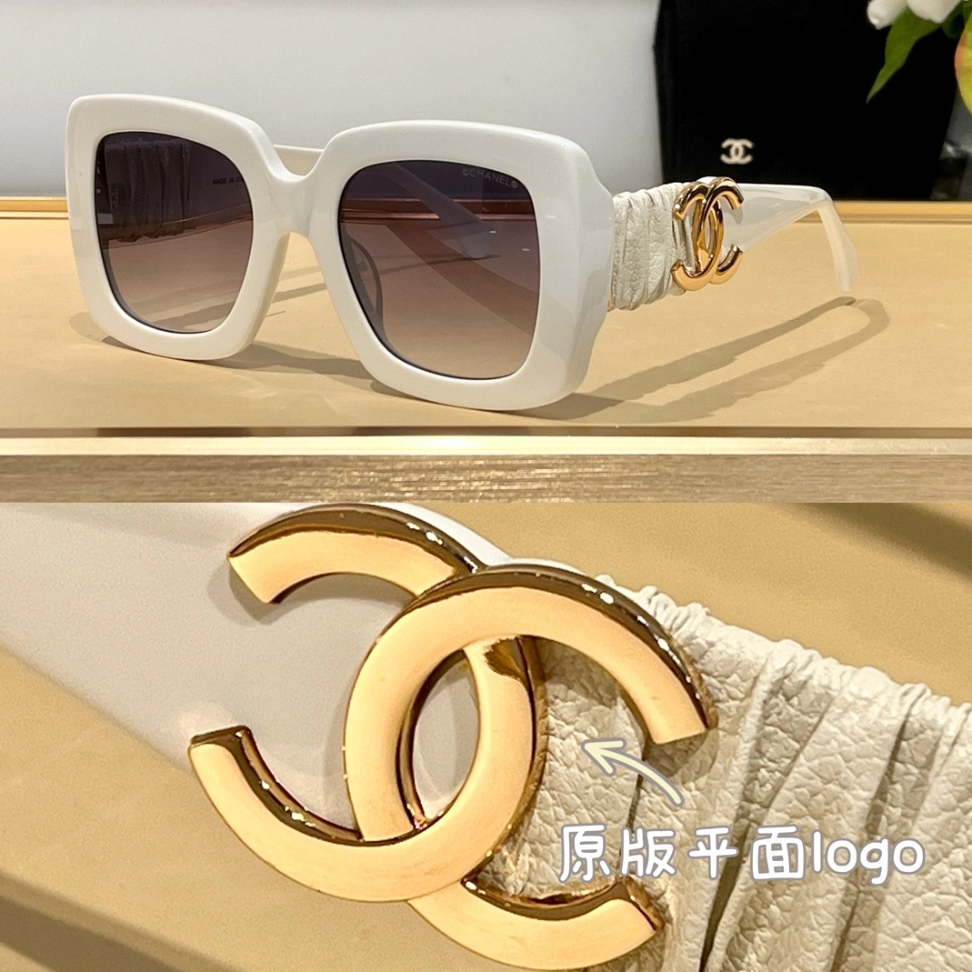 Chanel AAA Quality Sunglasses Comfortable 8600
