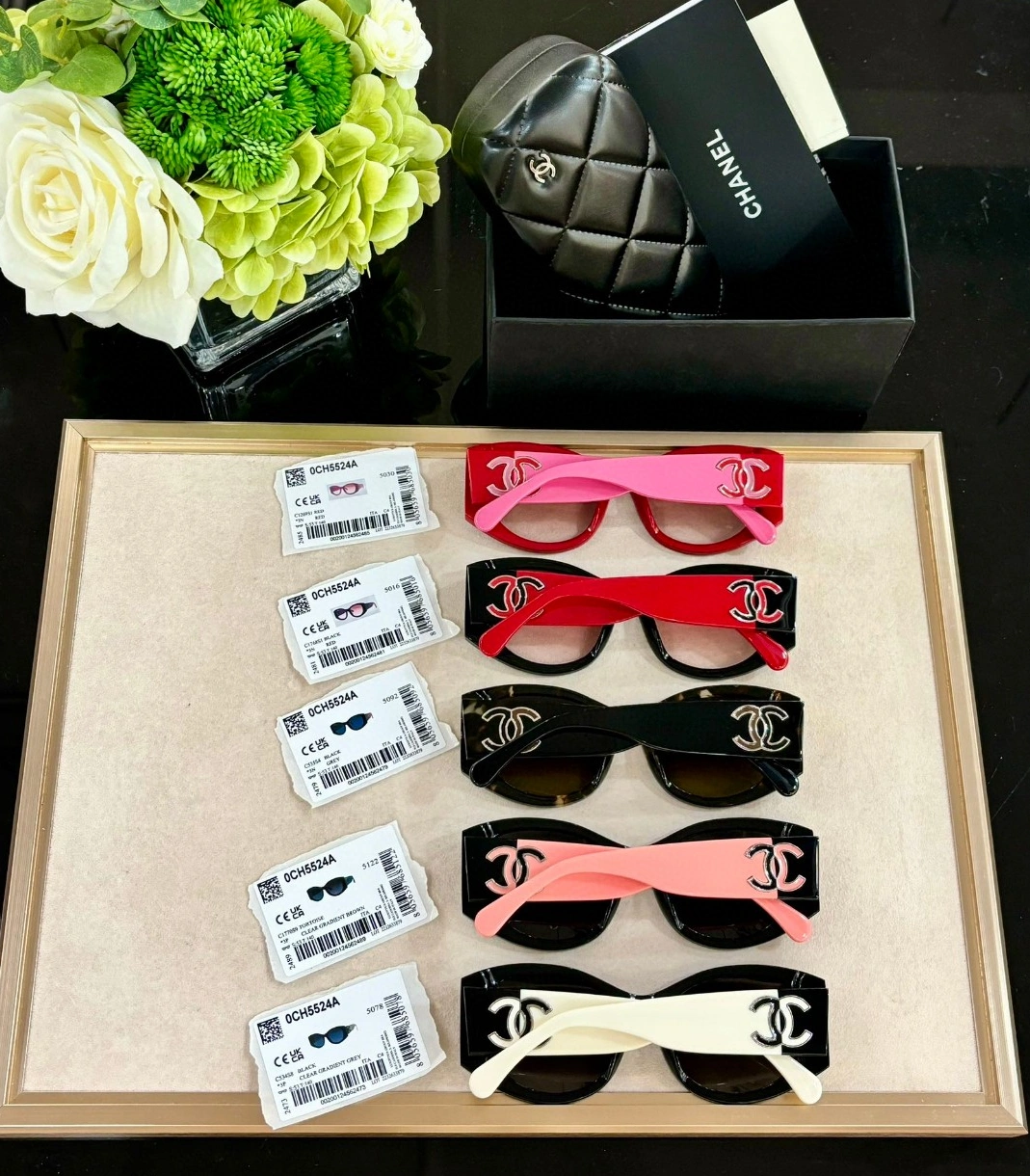 Chanel AAA Quality Sunglasses Comfortable 8841