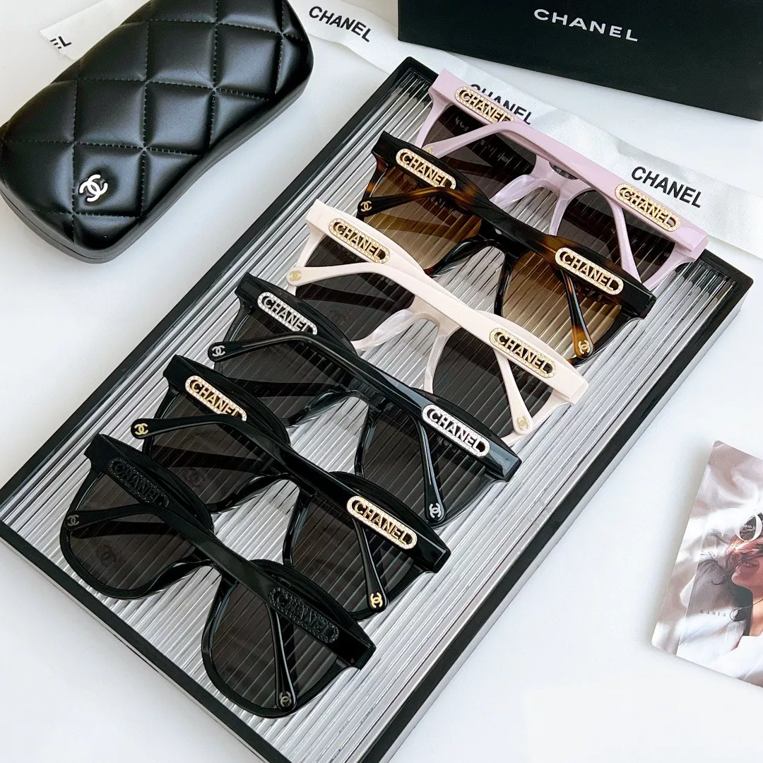 Chanel AAA Quality Sunglasses Comfortable 9725