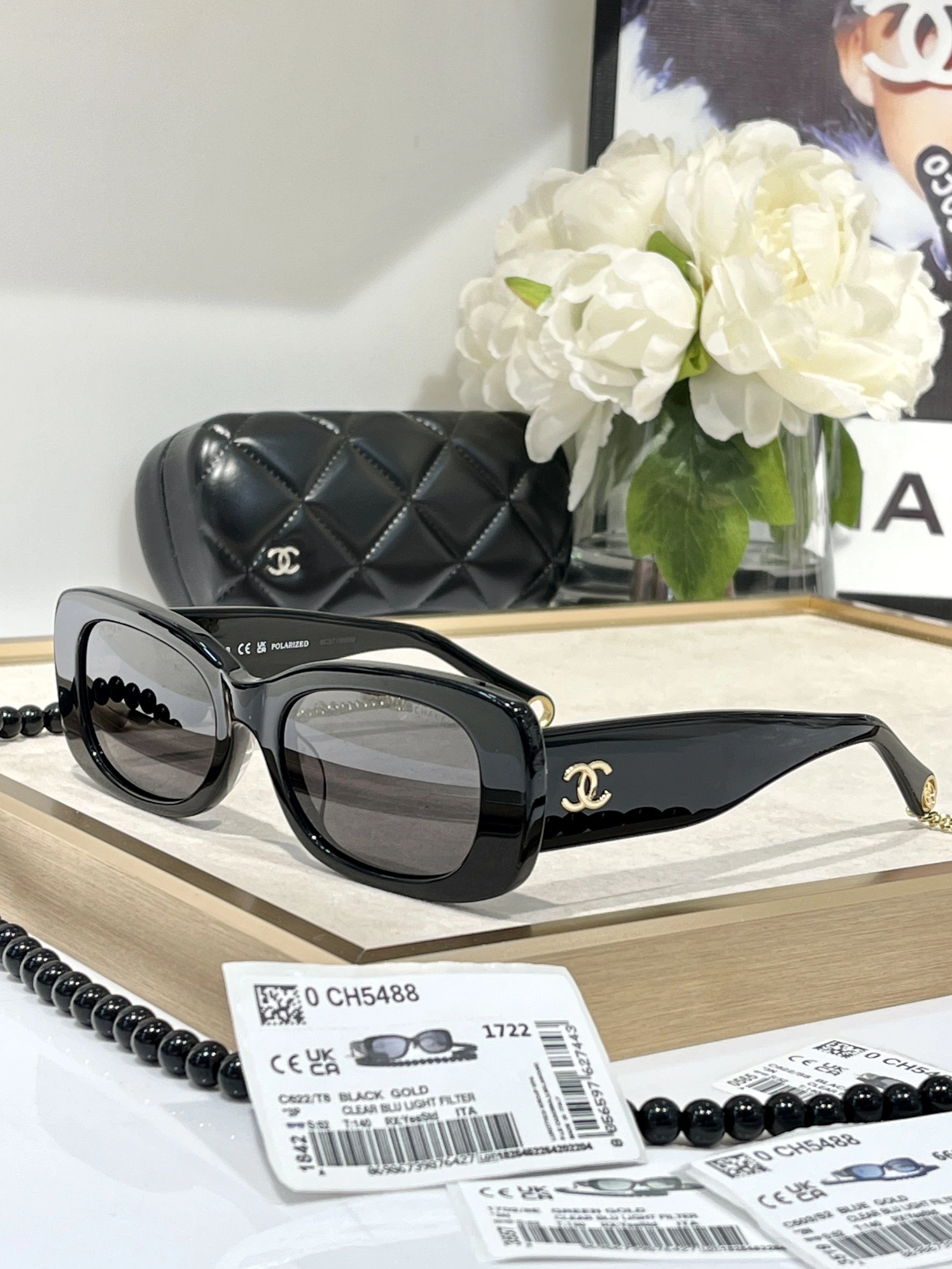 Chanel AAA Quality Sunglasses Durable 5183