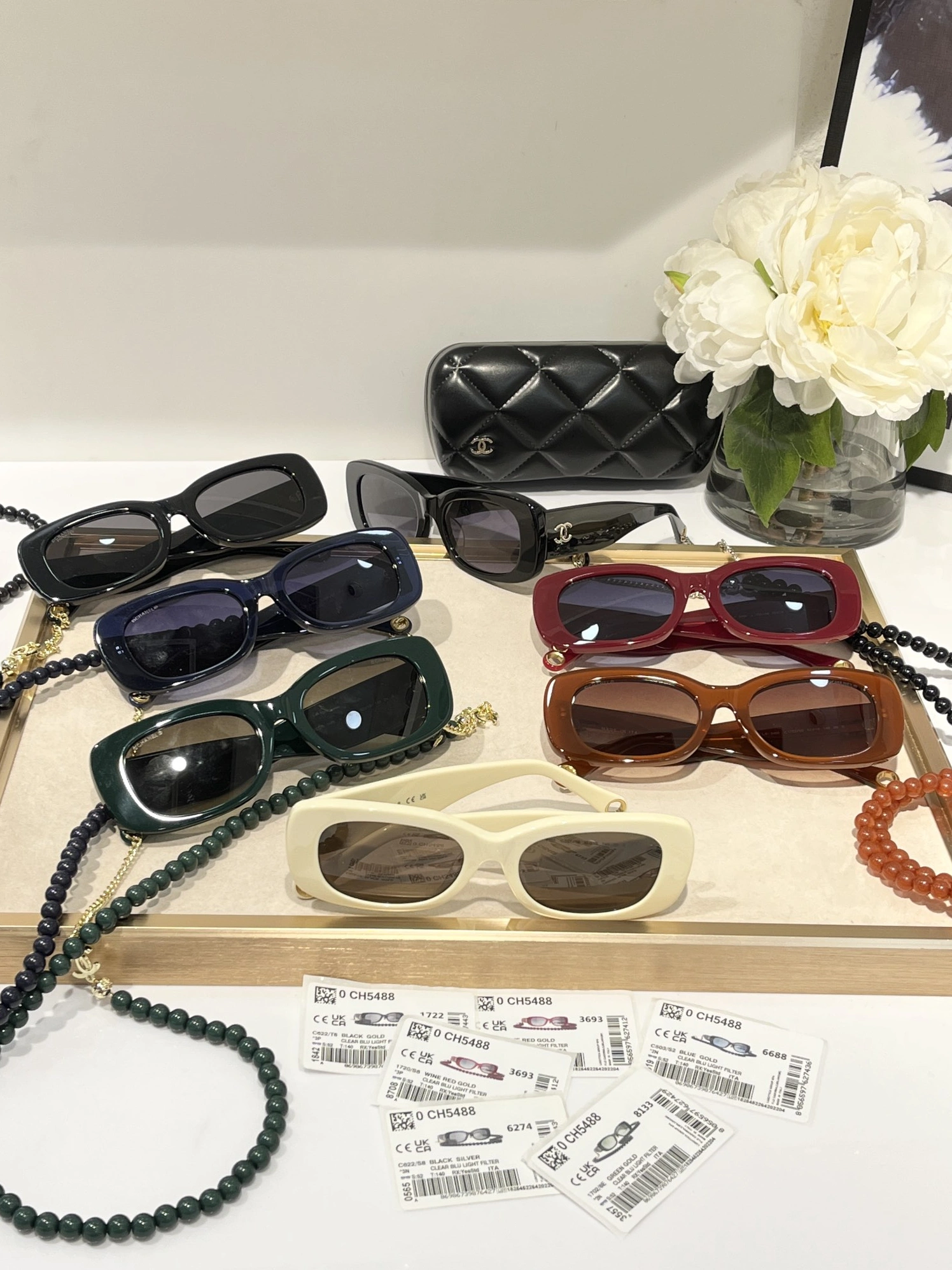 Chanel AAA Quality Sunglasses Durable 5183