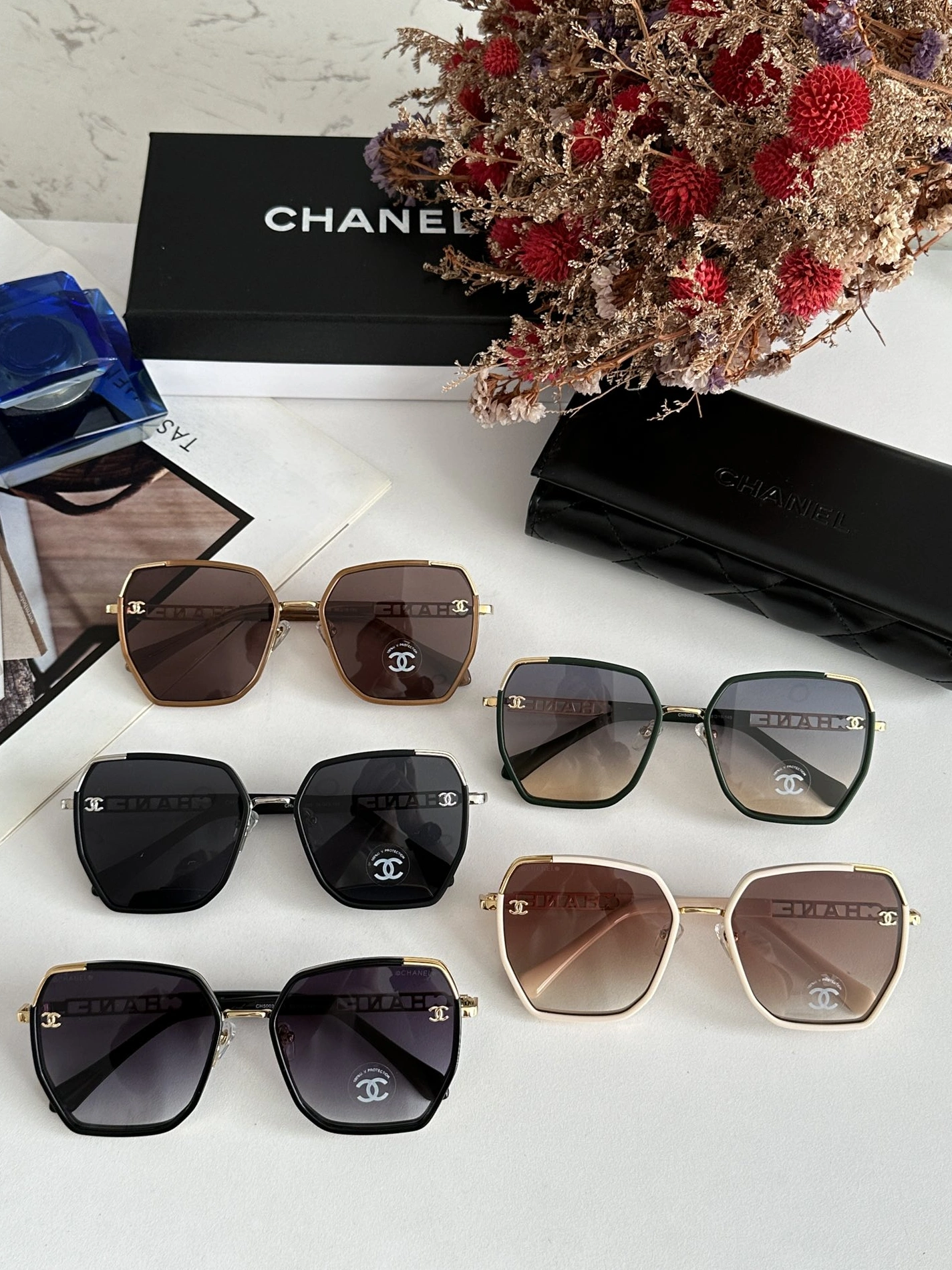 Chanel AAA Quality Sunglasses Refined 6802