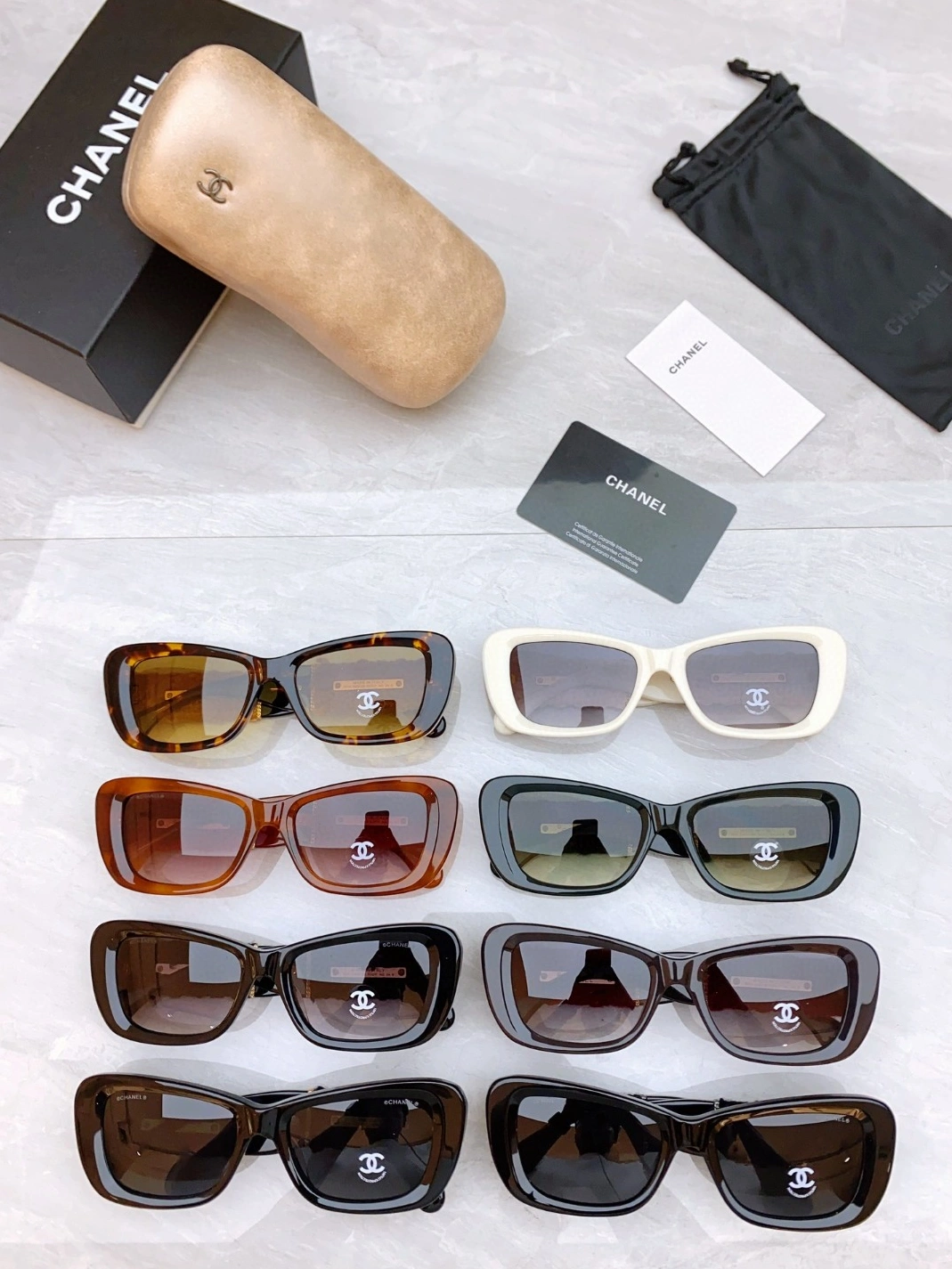 Chanel AAA Quality Sunglasses Reliable 9398