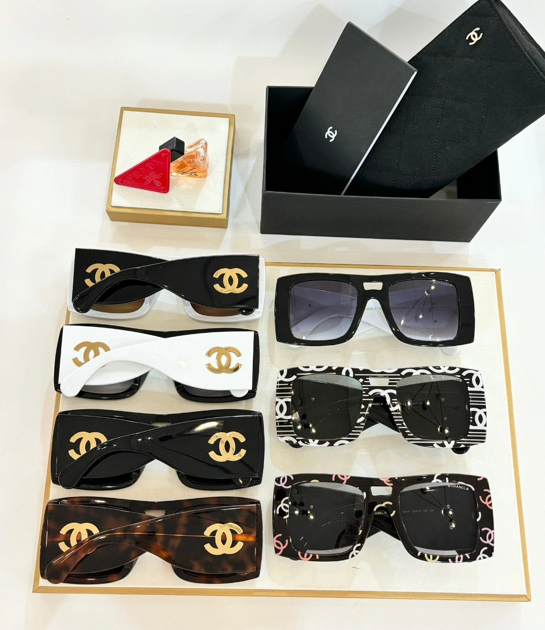 Chanel AAA Quality Sunglasses Trendy 9257