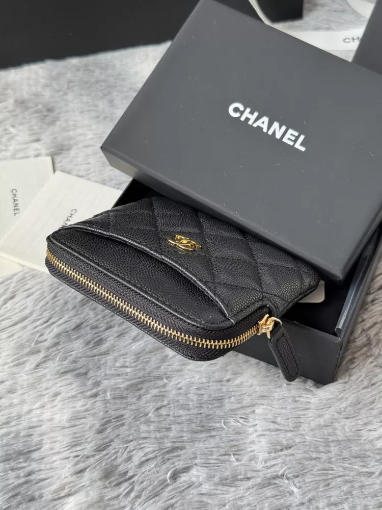 Chanel AAA Quality Wallets In Gold For Women StreetReady 5000