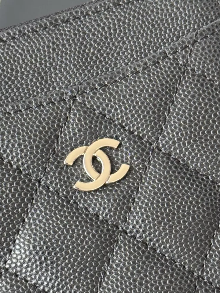 Chanel AAA Quality Wallets In Silver For Women Sophisticated 8619
