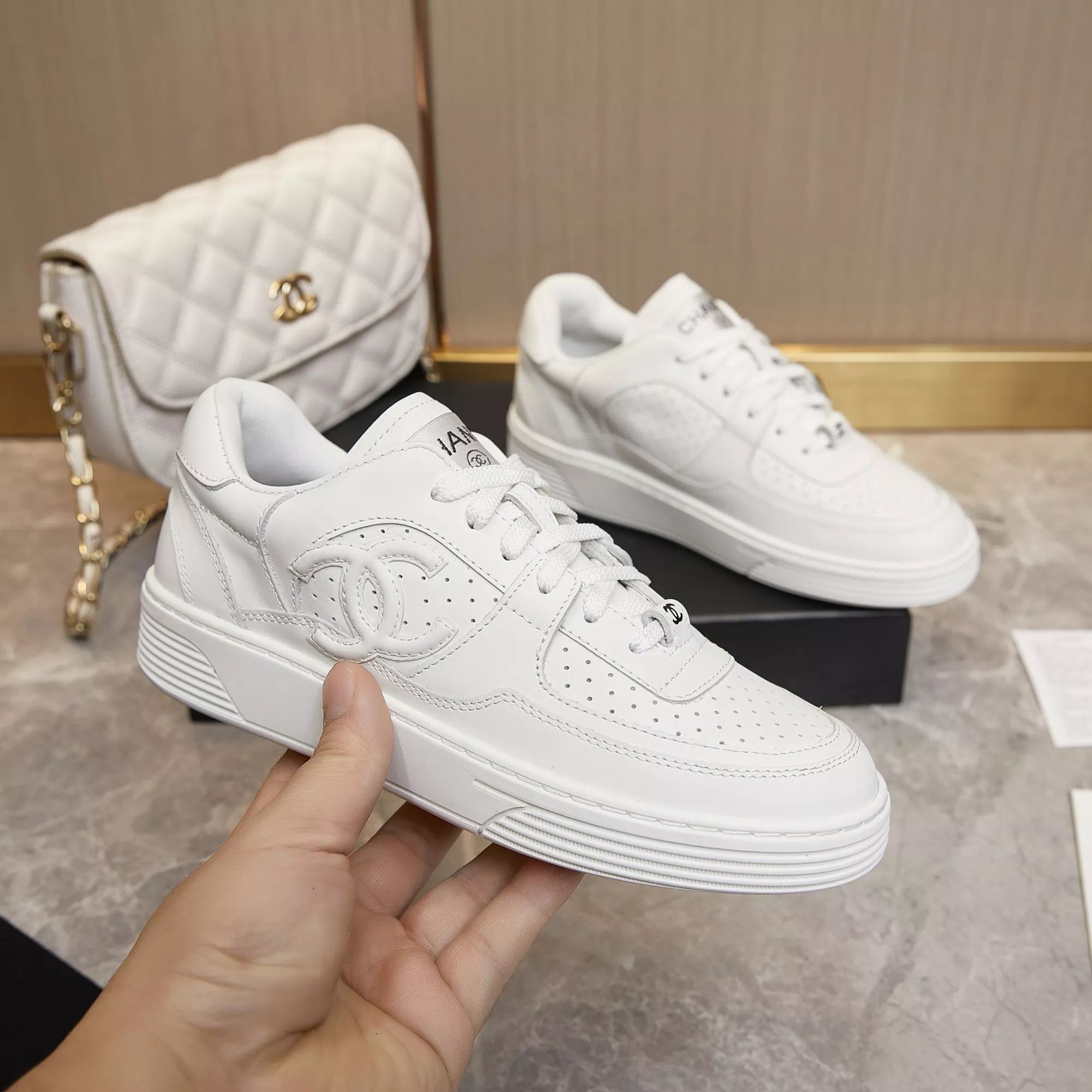 Chanel Casual Shoes For Men Practical 2431