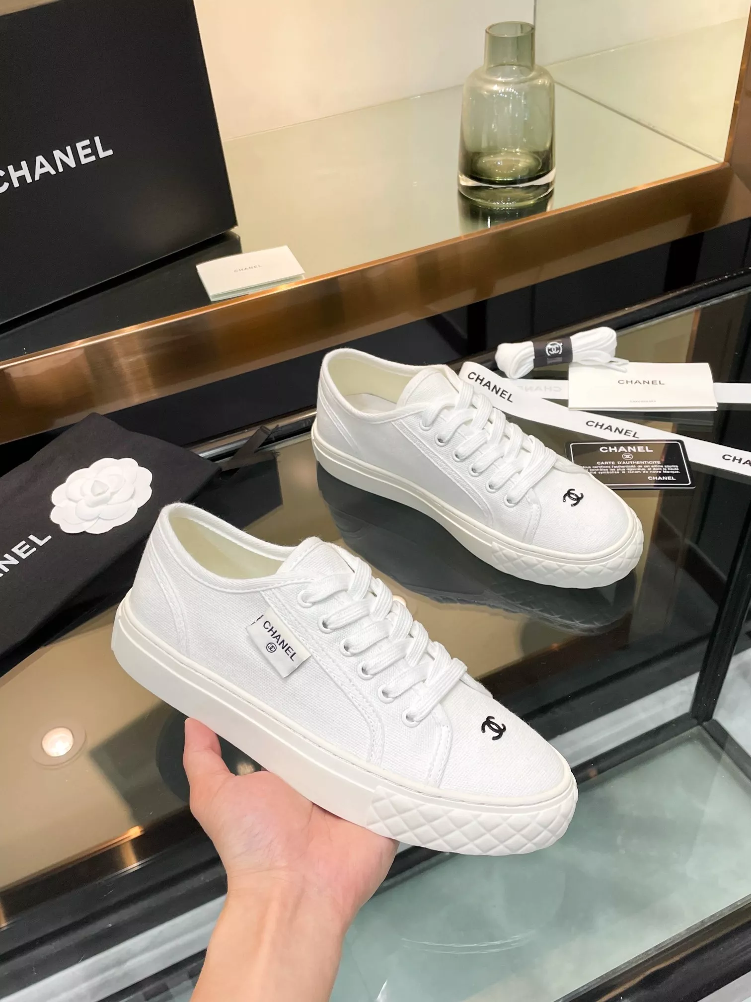 Chanel Casual Shoes For Women Fashionable 6617