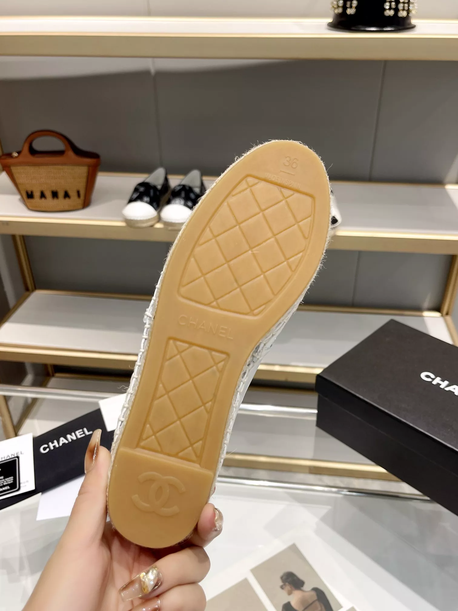 Chanel Flat Shoes For Women Lightweight 7967