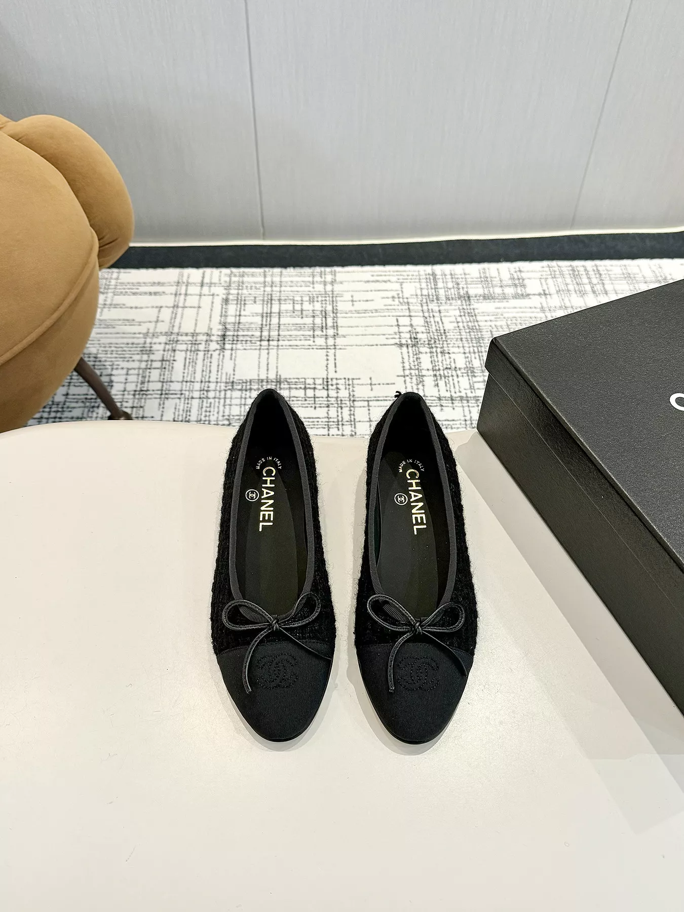 Chanel Flat Shoes For Women Minimalist 7538