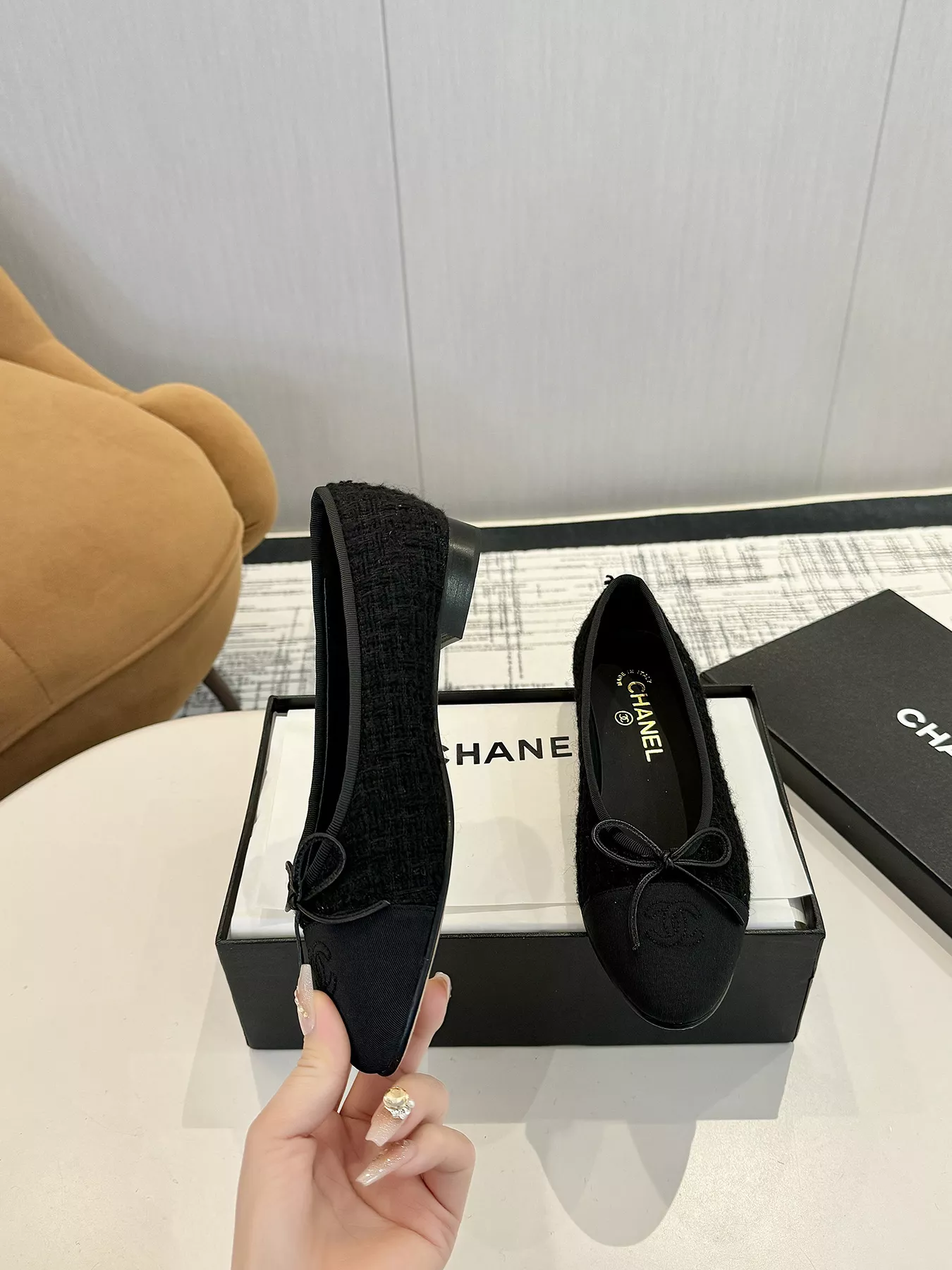 Chanel Flat Shoes For Women Minimalist 7538