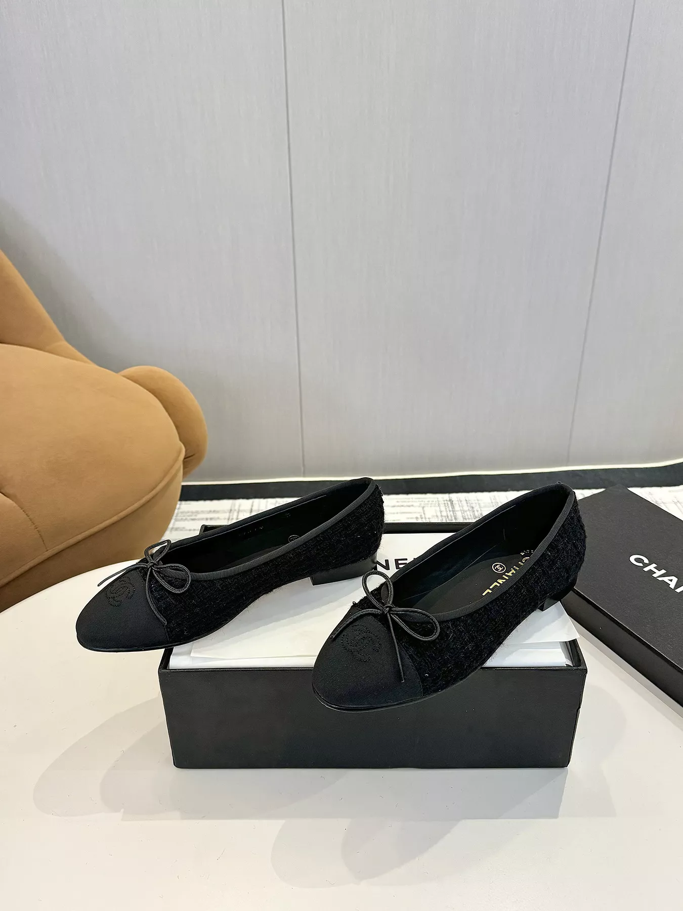 Chanel Flat Shoes For Women Minimalist 7538