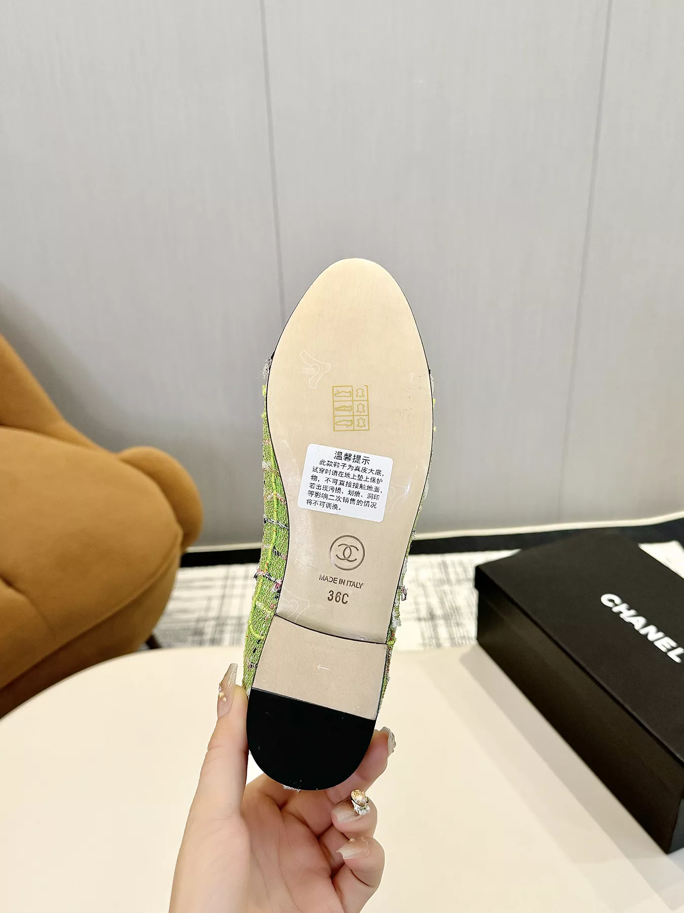 Chanel Flat Shoes For Women Minimalist 8350