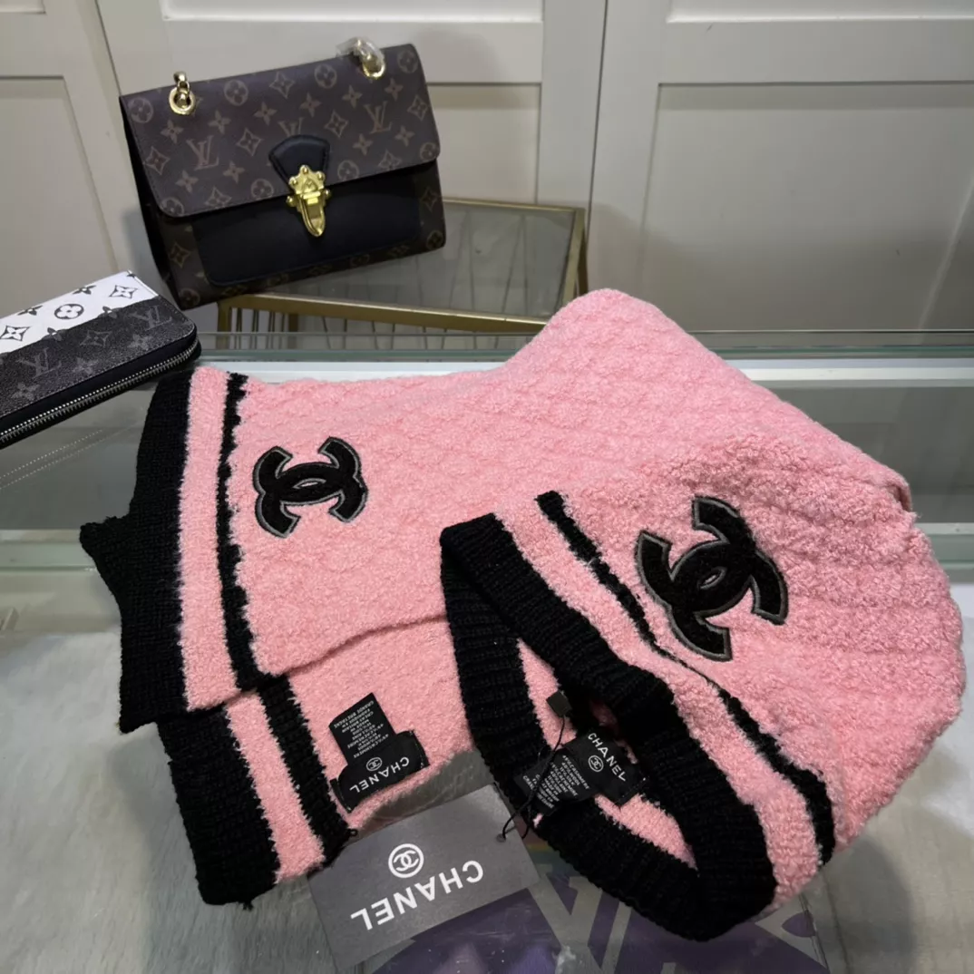 Chanel Hat and Scarf Set Affordable 8448