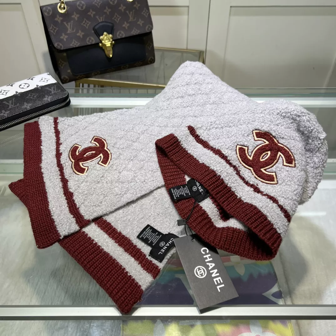 Chanel Hat and Scarf Set Reliable 2534