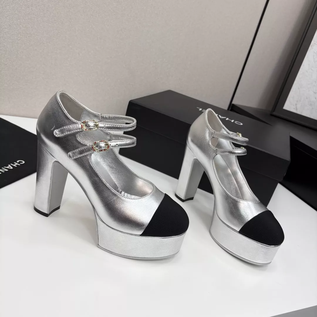 Chanel High-Heeled Shoes For Women Breathable 9988