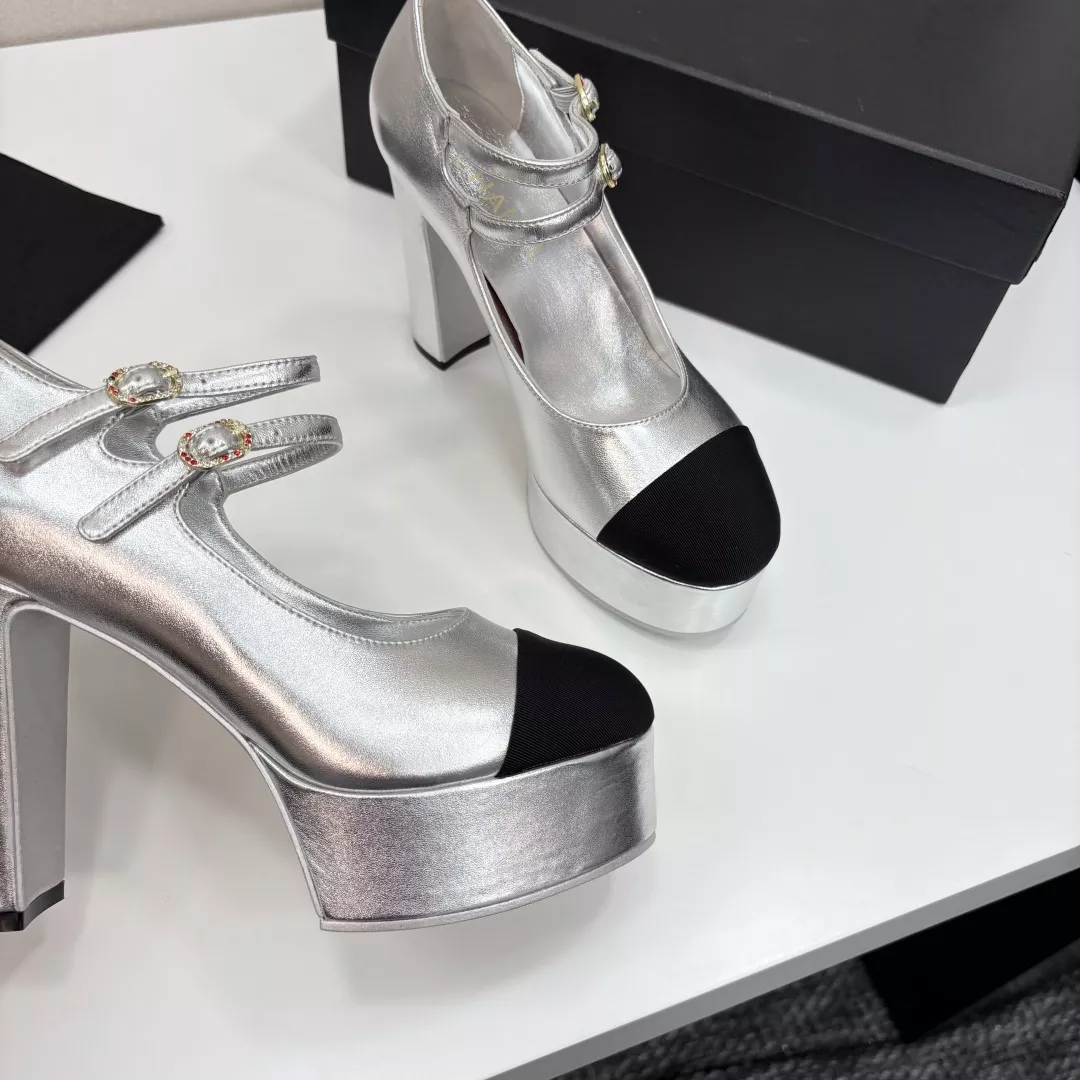 Chanel High-Heeled Shoes For Women Breathable 9988
