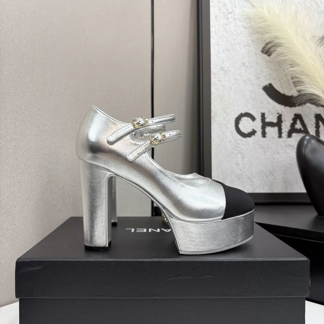 Chanel High-Heeled Shoes For Women Breathable 9988