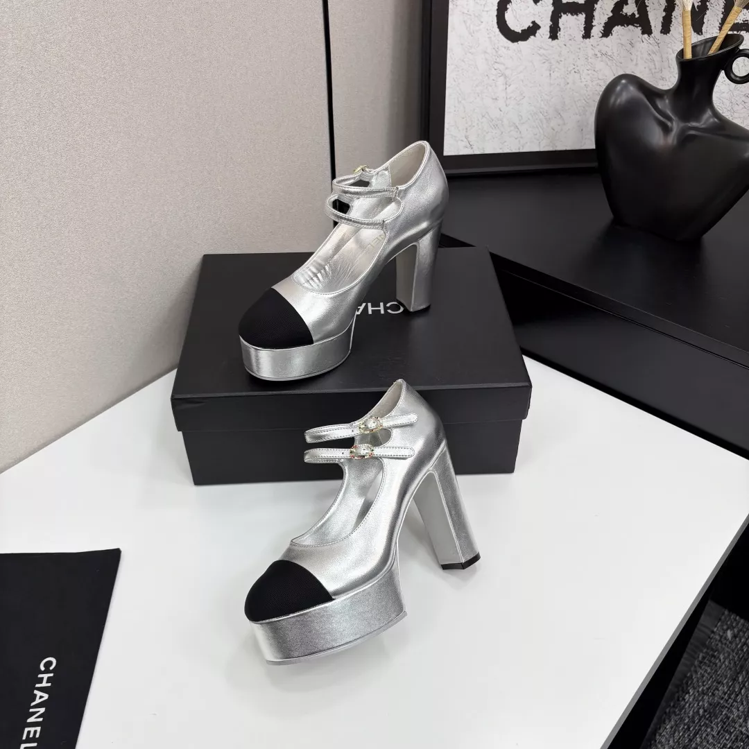 Chanel High-Heeled Shoes For Women Breathable 9988