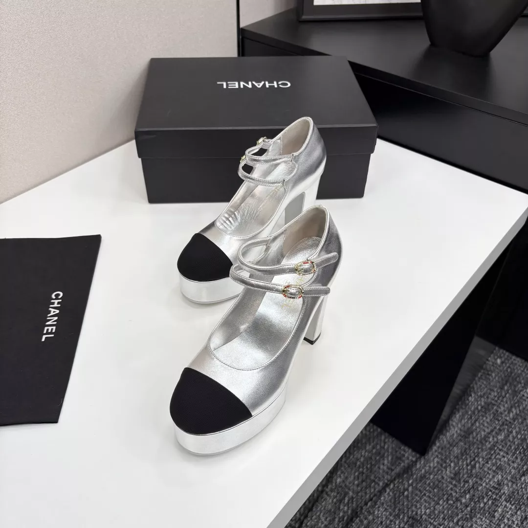 Chanel High-Heeled Shoes For Women Breathable 9988