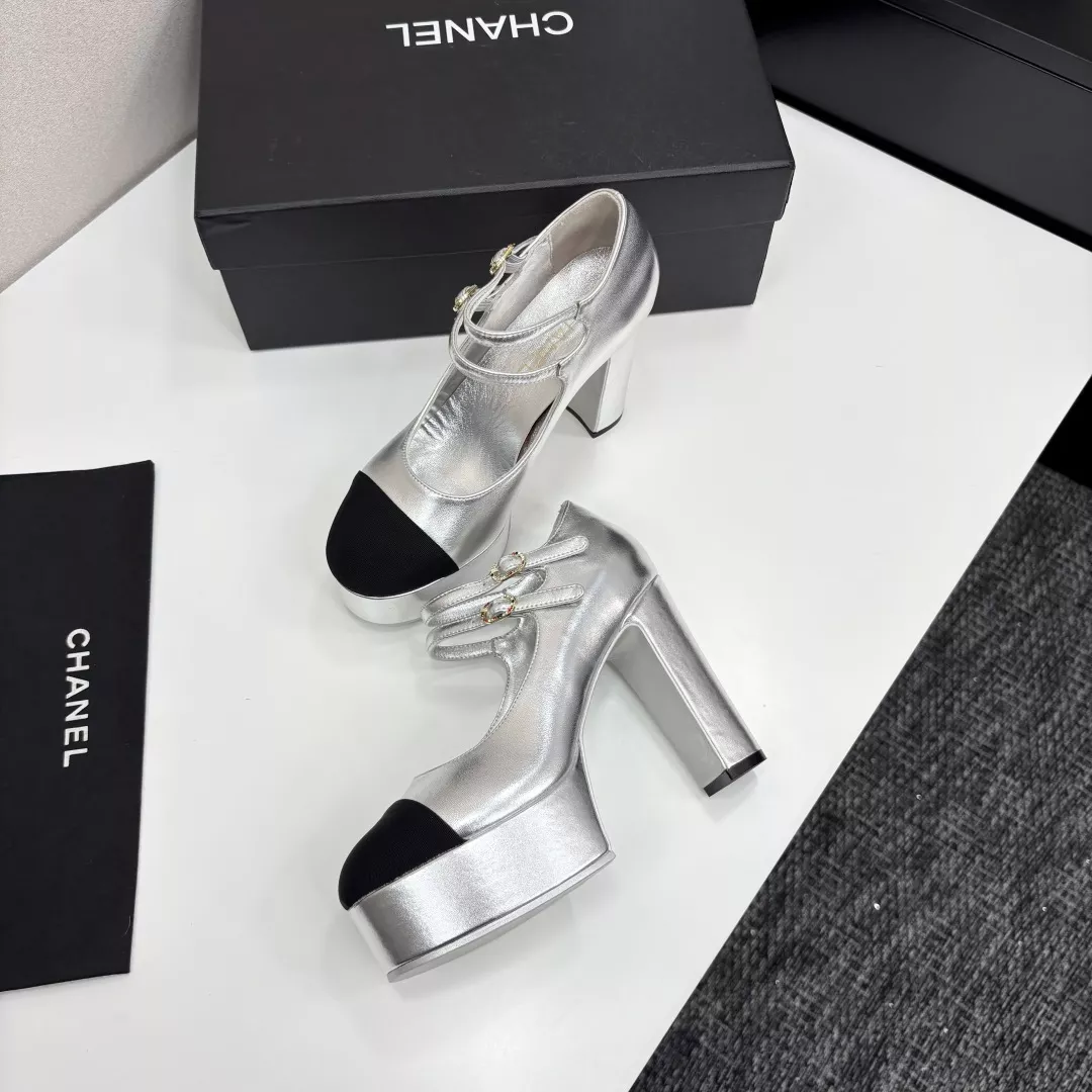 Chanel High-Heeled Shoes For Women Breathable 9988