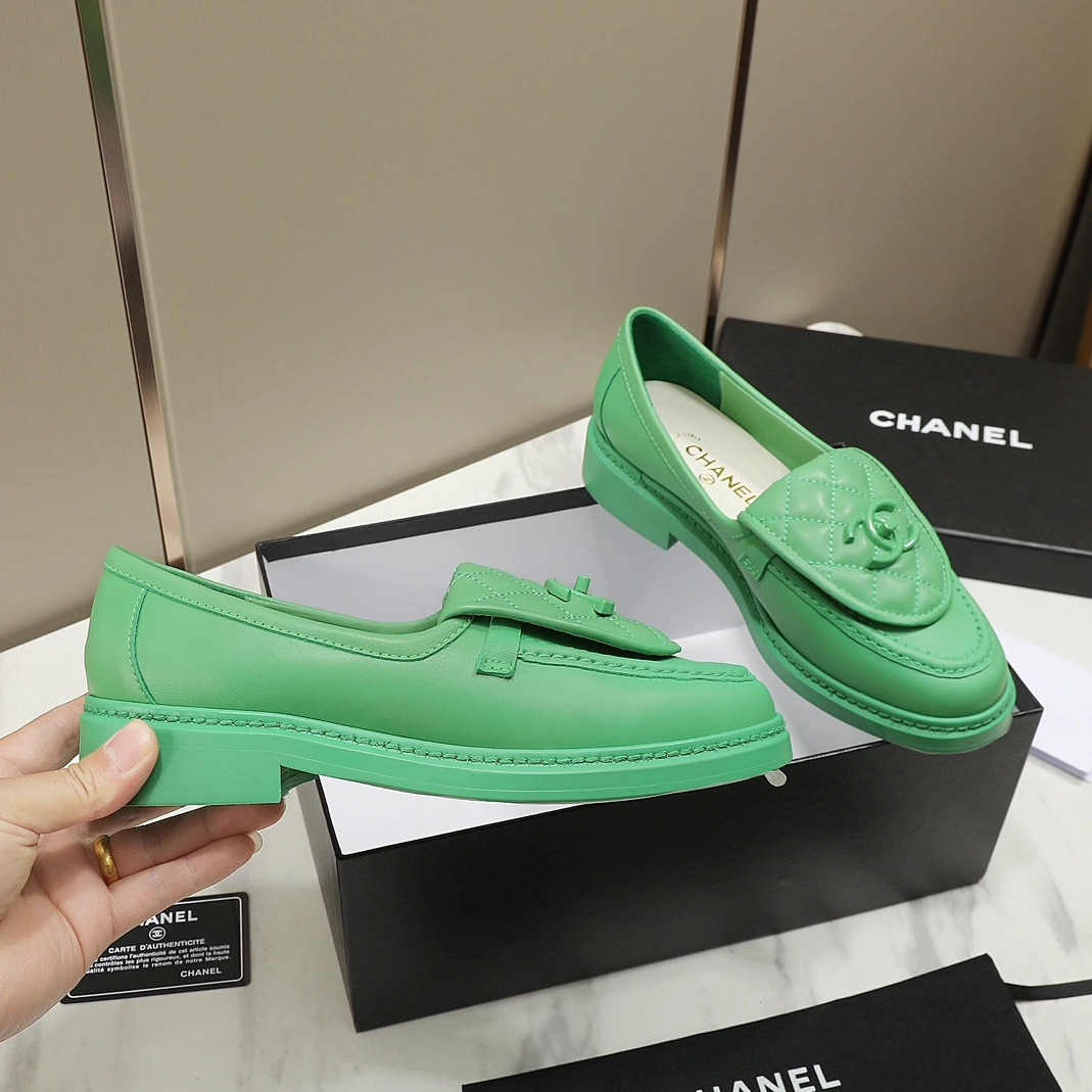 Chanel Leather Shoes For Women Breathable 3830
