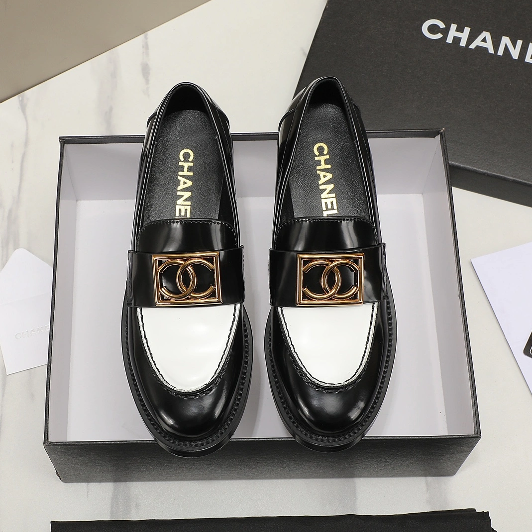 Chanel Leather Shoes For Women Bright 1061