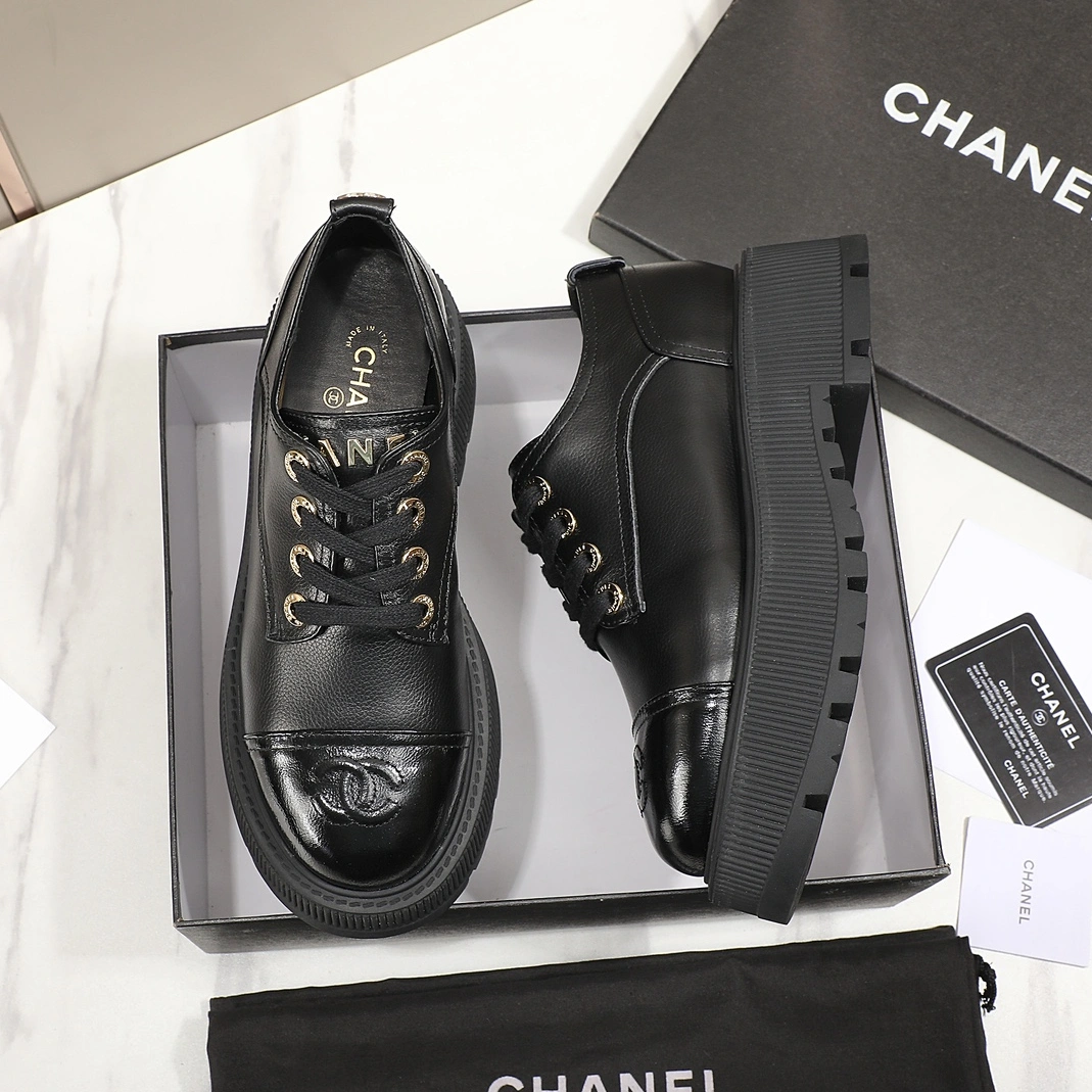 Chanel Leather Shoes For Women Bright 7948