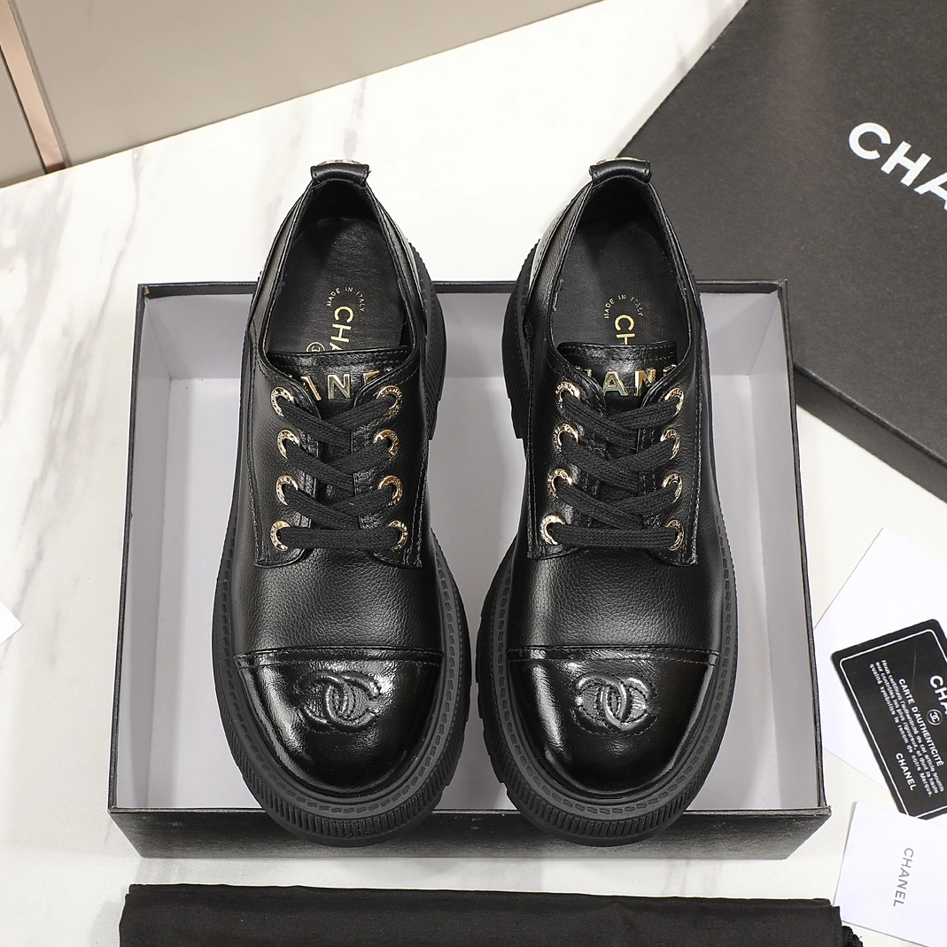 Chanel Leather Shoes For Women Bright 7948