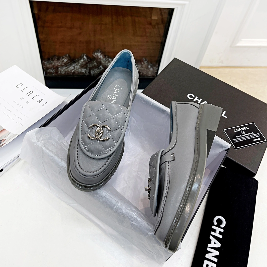 Chanel Leather Shoes For Women Comfortable 3686